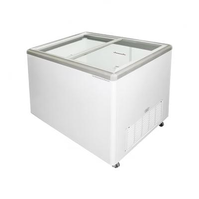 Excellence Industries EURO-13HC 47 1/2" Mobile Ice Cream Freezer w/ 14 Tub Capacity - White, 115v