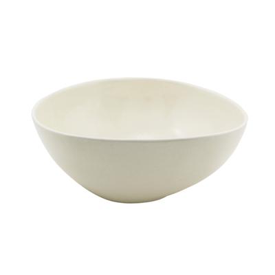 Front of the House BBO034BEP20 60 oz Round Kiln Bowl - Porcelain, Vanilla Bean, White