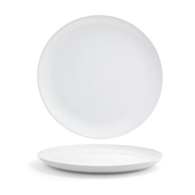 Front of the House BPT033WHP20 15" Round Harmony Platter - Porcelain, White