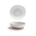 Front of the House DBO164BEP23 11 oz Round Artefact Bowl - Porcelain, Ash, Ash Color, White