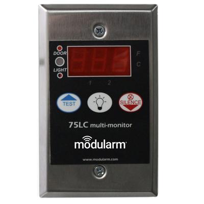 Kitchen Brains 75LC WE FLUSH Flush Contact Temperature Alarm for Walk In Units, Stainless Steel, 115/230 V