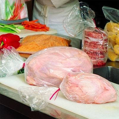 LK Packaging 15G-201830 Side Gusset Food Storage Bag - 30" x 20", Poly, 1.5 Millimeter, Clear