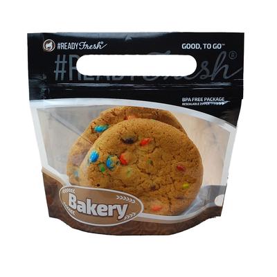 LK Packaging GNG662 #ReadyFresh Bottom Gusset Grab-N-Go Cookie Pouch - 6