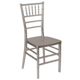 Flash Furniture LE-PEWTER-GG Stacking Chiavari Chair - Polycarbonate, Pewter