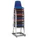 National Public Seating DY81 Stacking Chair Dolly w/ (10) Chair Capacity for Series 9100 Chairs