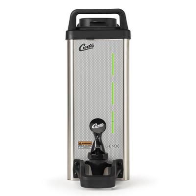 Curtis GEM3XN Gemini G4 GemX Coffee Dispenser w/ 1 1/2 gal Capacity - Brew Through, Stainless, Silver