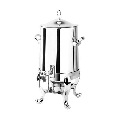 Eastern Tabletop 3113HF Park Avenue Collection 3 gal Low Volume Dispenser Coffee Urn w/ 1 Tank & Hands Free Spigot, Chafing Fuel, Silver