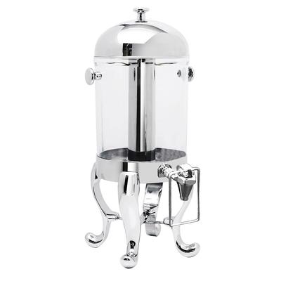 Eastern Tabletop 7542HF 2 Gallon Acrylic Beverage Dispenser - Silver, Stainless Steel