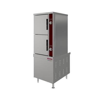 Crown Steam 10 Pan Convection Commercial Steamer - Direct Steam, Stainless Steel, 120v, DCX-10-36
