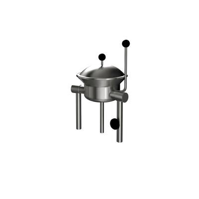 Crown Steam TOC-2 64 oz Oyster Cooker - Manual Tilt, Full Jacket, Direct Steam, Stainless Steel