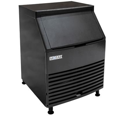 MoTak PKU0155FA-161 26"W Full Cube Undercounter Commercial Ice Machine - 165 lbs/day, Air Cooled, 115v, 165 lb Daily Production, 89-lb. Bin, Black