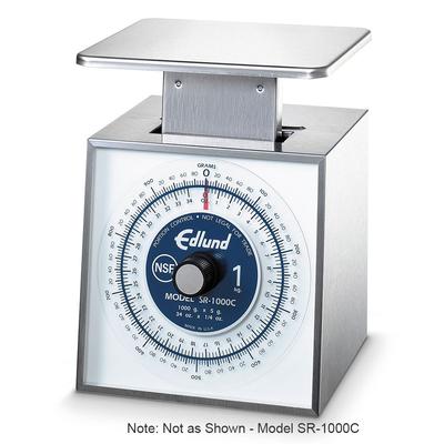 Edlund SR-5000C Rotating Dial Vertical Face Scale, 11 lbs x 2 oz Portion, Stainless Steel