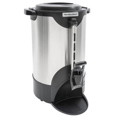 Hamilton Beach HCU040S 2 1/2 gal Commercial Low Volume Brewer Coffee Urn w/ 1 Tank, 120v, Stainless Steel