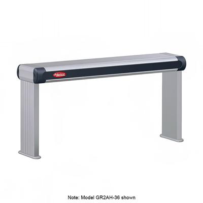 Hatco GR2A-36 240 39 1/2" Standard Watt Strip Warmer - Single Rod, Remote Control Required, 240v/1ph, Silver