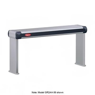 Hatco GR2A-54 120 57 1/2" Standard Watt Strip Warmer - Single Rod, Remote Control Required, 120v, Silver
