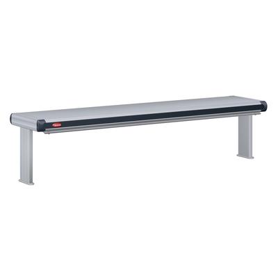 Hatco GR2AHL-66D6 120 69 1/2" High Watt Strip Warmer - Double Rod, Remote Control Required, 120v, Silver