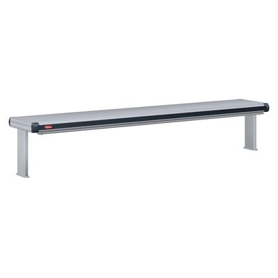 Hatco GR2AHL-84D3 208 87 1/2" High Watt Strip Warmer - Double Rod, Remote Control Required, 120/208v/1ph, Silver