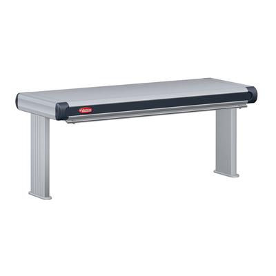 Hatco GR2AL-36D3 208 39 1/2" Standard Watt Strip Warmer - Double Rod, Remote Control Required, 120/208v/1ph, Silver