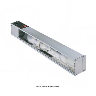 Hatco HL-30-2 30" Strip Display Light - Built In Toggle Control & Extra Lights, 120v, 4 Bulbs, 240W, Silver