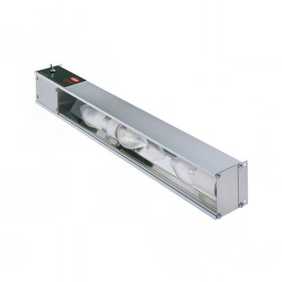 Hatco HL-48 48" Strip Display Light - Built In Toggle Control, 120v, Silver