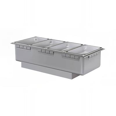 Hatco HWBH-43 Drop-In Hot Food Well w/ (4) 1/3 Size Pan Capacity, 240v/1ph, Stainless Steel