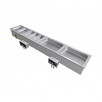 Hatco HWBI-S4DA Drop-In Hot Food Well w/ (4) Full Size Pan Capacity, 208v/3ph, Stainless Steel