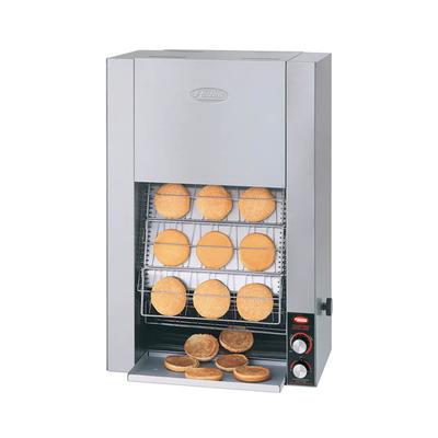 Hatco TK-135B 208 Vertical Toaster - 1320 Slices/hr w/ 1 1/4" Product Opening, 208v/1ph, 1320 Buns/Hour, Stainless Steel