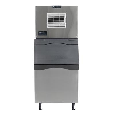 Scotsman MC0330SA-1/B530S 400 lb Prodigy ELITE Half Cube Commercial Ice Machine w/ Bin - 536 lb Storage, Air Cooled, 115v, Stainless Steel