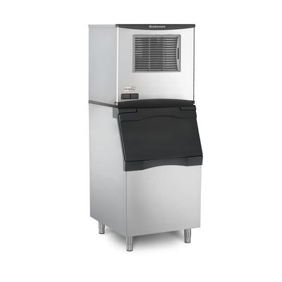 Scotsman NS0422A-1/B530S/KBT27 420 lb Prodigy Plus Nugget Commercial Ice Machine w/ Bin - 536 lb Storage, Air Cooled, Softer Nugget, 115v, 420 lb Production, 536-lb. Storage, Stainless Steel