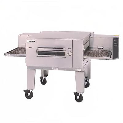 Lincoln 1601-000-U 73" Gas Low Profile Impinger Conveyor Pizza Oven - Liquid Propane, 32" Wide Belt, Gas Type: LP, 120 V