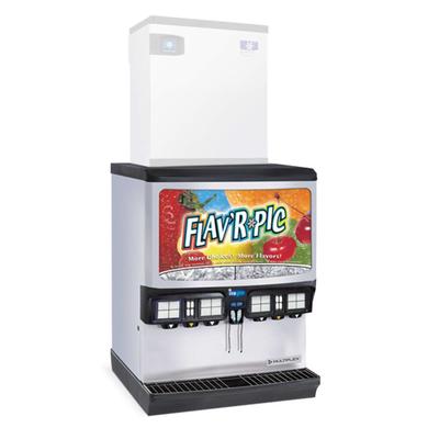 Multiplex 2705663 Countertop Ice & Soft Drink Dispenser w/ 16 Valves - 250 lb Ice Capacity, 120v, Stainless Steel