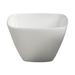 Cameo China 710-A34 5 oz Square Bowl - Ceramic, White