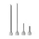 iSi 2718 Injector Tips w/ 2 Short & 2 Long, Stainless, Stainless Steel