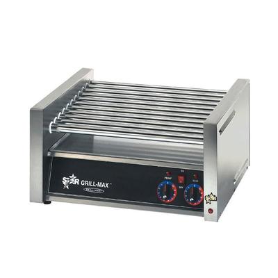 Star 45C Grill-Max 45 Hot Dog Roller Grill - Slanted Top, 120v, Stainless Steel