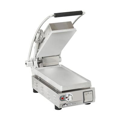 Star PST7A-240V Single Commercial Panini Press w/ Aluminum Smooth Plates, 240v/1ph, Stainless Steel