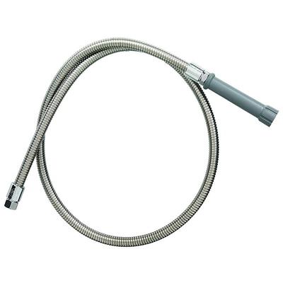 T&S B-0084-H Hose, 84"L, Flexible, Spray Valve Handle, Stainless Steel