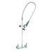 T&S B-0133-B9 33 3/8" H Wall Mount Pre Rinse Faucet - 1 3/20 GPM, Base with Nozzle