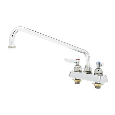 T&S B-2391 Deck Mount Faucet w/ 14" Swing Nozzle, Chrome