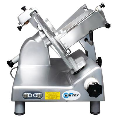 Univex 8713M Manual Meat & Cheese Commercial Slicer w/ 13" Blade, Gear Driven, Aluminum, 1/2 hp, 115 V