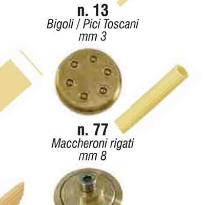 Univex MACCHERONI RIGATI 8mm Maccheroni Rigati Mold #77 for UPasta