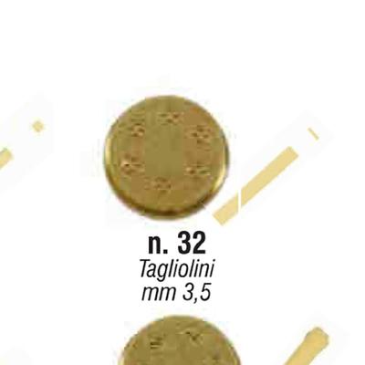 Univex TAGLIOLINI 3 1/2 mm Tagliolini Mold #32 for...