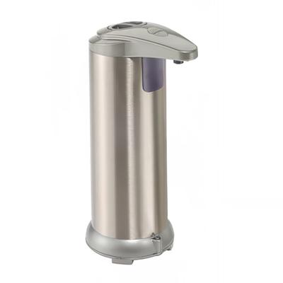 Winco SDT-8S 8 oz Countertop Automatic Hand Sanitizer Dispenser, Brushed Nickel, Silver