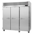 Turbo Air PRO-77R-N 77 3/4" 3 Section Reach In Refrigerator, (3) Left/Right Hinge Solid Doors, 115v, Stainless Steel