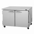 Turbo Air PUR-48-N 48 1/4" W Undercounter Refrigerator w/ (2) Sections & (2) Doors, 115v, Stainless Steel