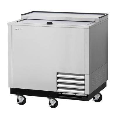 Turbo Air TBC-36SD-GF-N 1 Section Glass Chiller w/ 93 Mug Capacity, Stainless, 115v, Silver