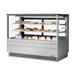 Turbo Air TCGB-72UF-S-N 72 1/2" Full Service Bakery Display Case w/ Straight Glass - (3) Levels, 115v, Silver