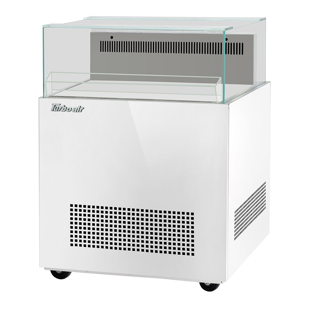 Turbo Air TOS-30NN-W 30-1/4" Horizontal Open Air Sandwich & Cheese Merchandiser w/ 1 Level, 115v, White