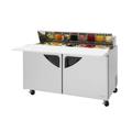Turbo Air TST-60SD-16-N Super Deluxe 60 1/4" Sandwich/Salad Prep Table w/ Refrigerated Base, 115v, Stainless Steel