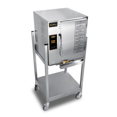 AccuTemp E62081E060SGL 6 Pan Convection Commercial Steamer - Stand, Holding Capabilty, 208v/1ph, 6-Pan Capacity, Boilerless