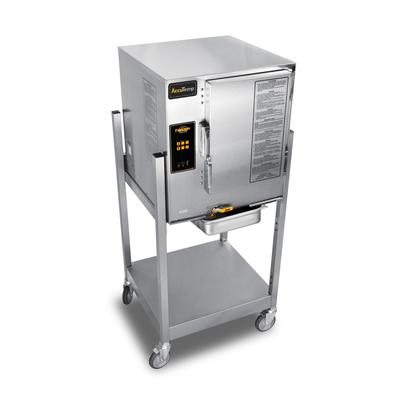 AccuTemp E62403D130SGL (6) Pan Convection Commercial Steamer - Stand, Holding Capabilty, 240v/3ph